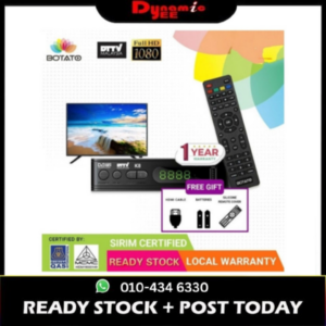 SIRIM&MCMC Certified[1 Year Warranty]Mytv decoder BOTATO Electronics TVDC101