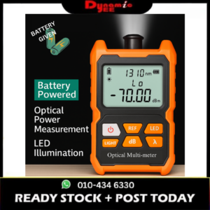 Mini Optical Power Meter (OPM) – Fiber Optic Tester 850–1650 nm | FC/SC/ST OP201