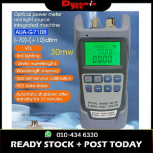 G710B Optical Power Meter with Visual Fault Locator optical fiber tester 70~+10dbm VFL 1/10/15/20/30/50MW OP801