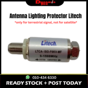 Antenna Lighting Protector Litech LTCA-ISO-F6KV-MF 5Mhz-1500MHz TVP101