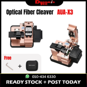 AUA-X3 Fiber Cleaver FTTH Fiber Optic Tools High Precision Cutting 24-side blade CV901
