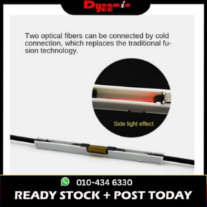 (5pcs) Optical Fiber Rubber-Covered Wire Connector Optical Fiber Pigtail Bare Fiber Optical Cable Fast Cold Linker FJ101