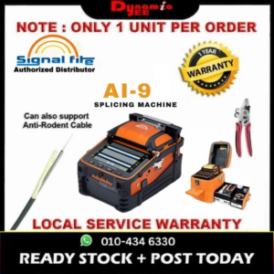 Authorized Distributor Signal Fire AI-9 Fiber Optic Fusion Splicer | Fully Automatic Core Alignment SM102