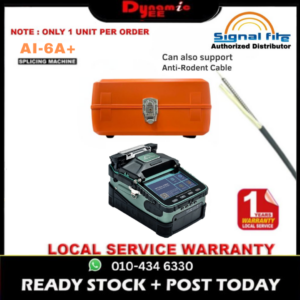 Authorized Distributor & Service Center SIGNAL FIRE AI-6A+ Fiber Optic | Optical Fiber Fusion Splicer Fully Automatic SM108