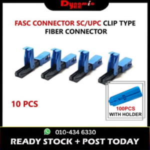 10pcs fiber quick fasc connector SC/UPC  Clip Type Fiber Connector FC201