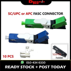10 Pcs FTTH SC UPC SC APC Fiber Optic Connector FASC Connector 0.2 dB Losses FC101