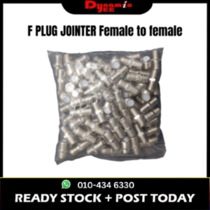 100pcs F PLUG JOINTER Female to female TVJT101