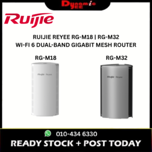 RUIJIE REYEE WI-FI 6 DUAL-BAND GIGABIT MESH ROUTER RG-M18 | RG-M32 RE101