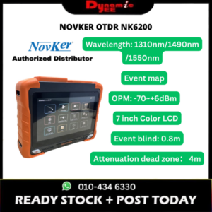 NOVKER OTDR NK6200 Wavelength: 1310/1490/1550nm Dynamic Range: 32/30/30dB OT061