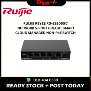 RUIJIE REYEE RG-ES205GC NETWORK 5-PORT GIGABIT SMART CLOUD MANAGED NON-PoE SWITCH RE101