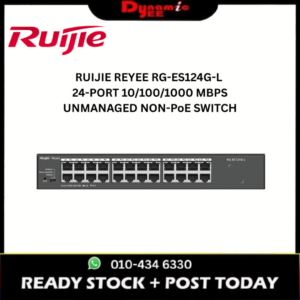 RUIJIE REYEE RG-ES124G-L 24-PORT 10/100/1000 MBPS UNMANAGED NON-PoE SWITCH RE101