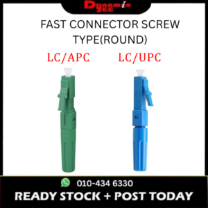 1 PCS LC/APC & LC/UPC FTTH FAST CONNECTOR SCREW TYPE(ROUND) FC601