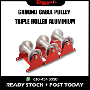Ground Triple Roller Cable Pulley Aluminum Wheel CORNER / DOWNWARD / STRAIGHT NP201