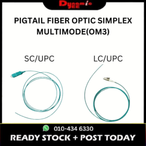 PIGTAIL FIBER OPTIC SIMPLEX MULTIMODE(OM3) SC/UPC | LC/UPC 0.9MM -1.5M PT40
