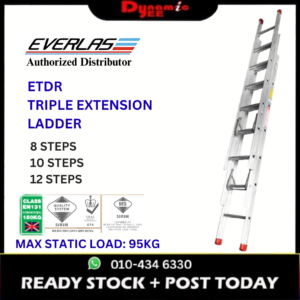EVERLAS ETDR HEAVY DUTY TRIPLE EXTENSION LADDER LD904