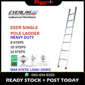 EVERLAS ESDR HEAVY DUTY SINGLE POLE LADDER LD902