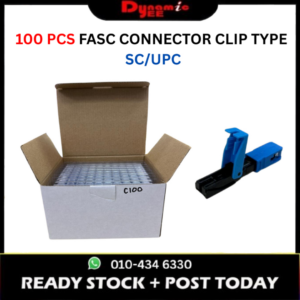 100pcs fiber quick fasc connector SC/UPC Clip Type Fiber Connector FC201