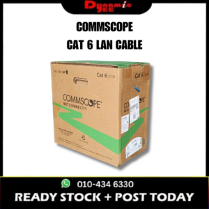 COMMSCOPE CS30CM CAT6 UTP 24AWG FULL COPPER NETWORK CABLE 305M 1BOX BLUE NC301