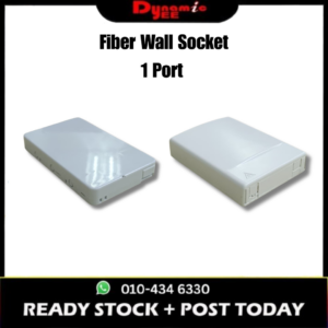 FWS Fiber Wall Socket 1 Ports FTTH Fiber Optic Terminal Box Indoor FW101