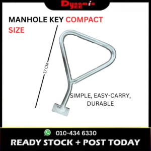 MANHOLE KEY TRIANGLE LIFTING HOOK FOR ROUND OR SQUARE MANHOLE MH202