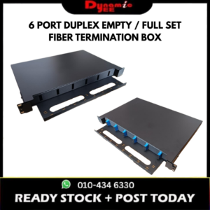 6 PORT DUPLEX OPTICAL FIBER TERMINATION BOX SC PORT FULLSET / EMPTY PULL TYPE - TBR501