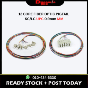 Fiber Optic Pigtail MultiMode OM3 12 Core PT201