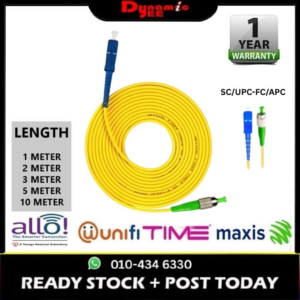 Patch Cord Single Mode SC/UPC-FC/APC Simplex 3.0 PC201