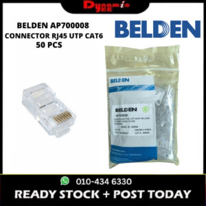 BELDEN AP700008 RJ45 Connector CAT6 UTP 100 Ohm Straight Male Plug Network LAN Modular Plug 50PCS RJ208