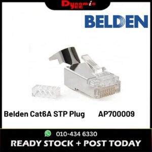 BELDEN AP700009 RJ45 Connector CAT6A STP Shielded 100 Ohm Straight Male Plug LAN Network Modular Plug RJ209