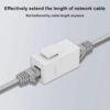 CAT6 RJ45 Female to Female Keystone Coupler 1-to-1 LAN Ethernet Connector Adapter for Faceplate CA101 - Image 4
