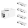 CAT6 RJ45 Female to Female Keystone Coupler 1-to-1 LAN Ethernet Connector Adapter for Faceplate CA101 - Image 7