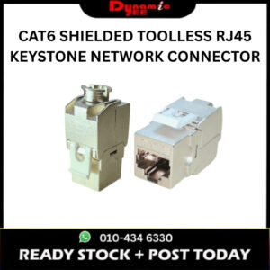 CAT6 SHIELDED TOOLLESS RJ45 KEYSTONE JACK MODULAR PLUGS NETWORK CONNECTOR RJ206