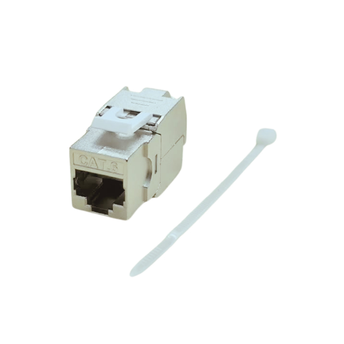 CAT6 SHIELDED TOOLLESS RJ45 KEYSTONE JACK MODULAR PLUGS NETWORK CONNECTOR RJ206 - Image 2