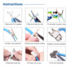 CAT6 SHIELDED TOOLLESS RJ45 KEYSTONE JACK MODULAR PLUGS NETWORK CONNECTOR RJ206 - Image 8