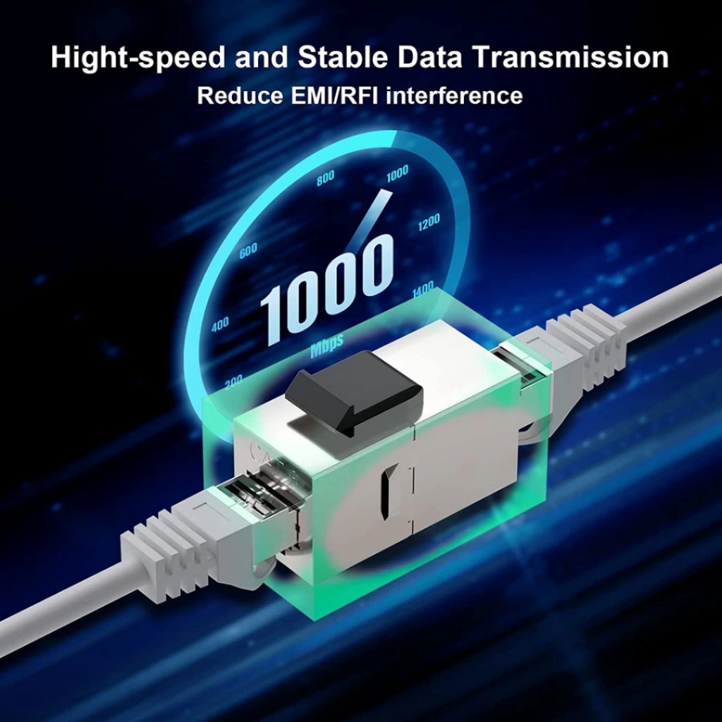 CAT6 SHIELDED 1 TO 1 LAN ETHERNET RJ45 CONNECTOR ADAPTER CA102 - Image 3