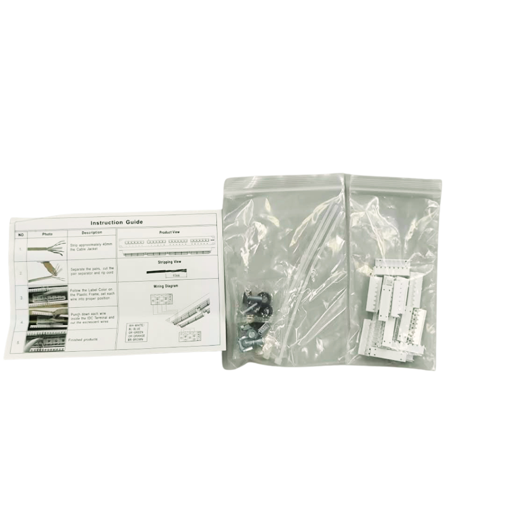 CAT6 UTP 24 Port Patch Panel 1U 19” Rack Mount RJ45 IDC Punch Down T568A/T568B PP101 - Image 4