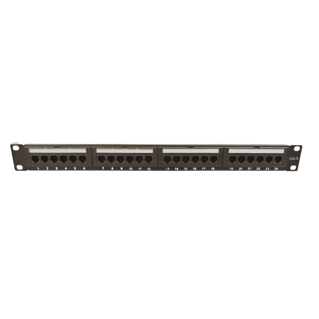 CAT6 UTP 24 Port Patch Panel 1U 19” Rack Mount RJ45 IDC Punch Down T568A/T568B PP101 - Image 5