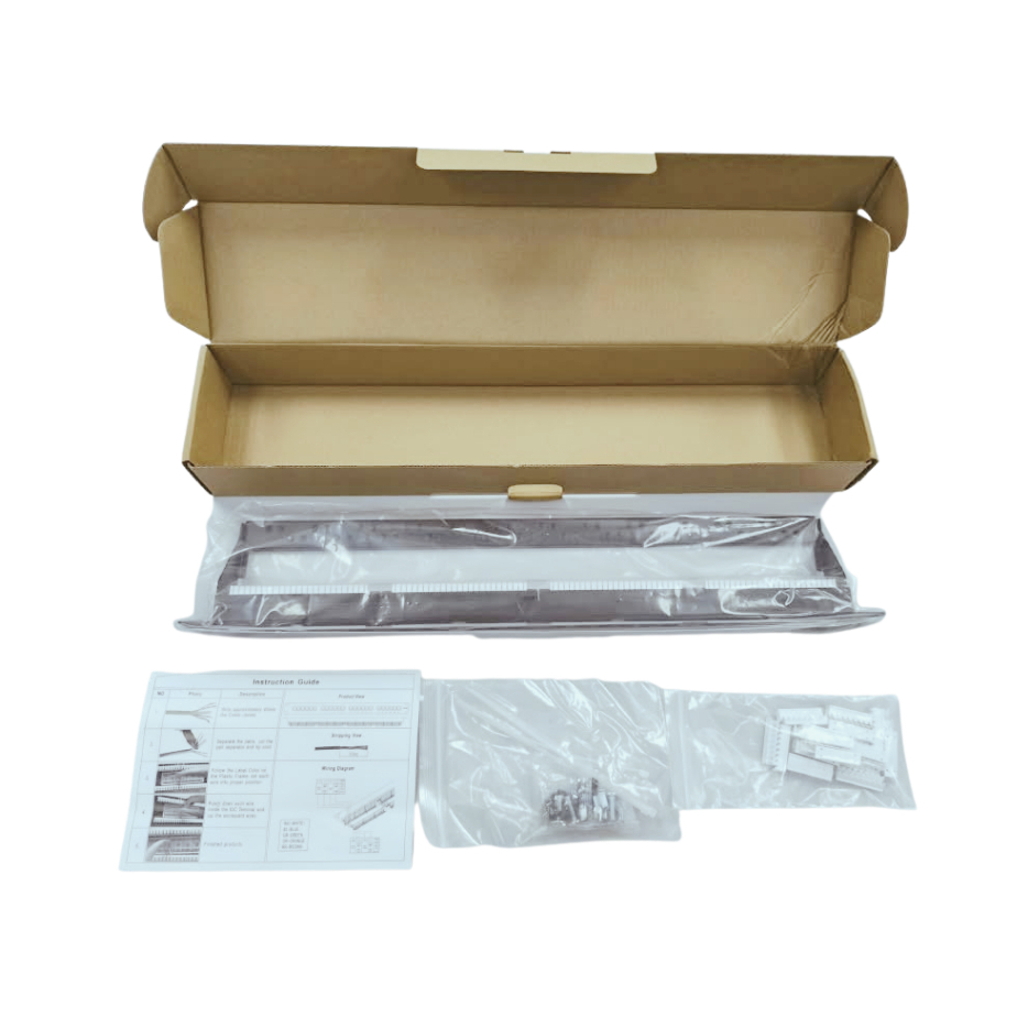 CAT6a UTP 24 Port Patch Panel 1U 19” Rack Mount RJ45 IDC Punch Down T568A/T568B PP102 - Image 3