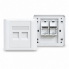 1-Port / 2-Port RJ45 CAT6 Socket Wall Faceplate Network LAN Wall Plate FW30 - Image 8