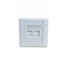 1-Port / 2-Port RJ45 CAT6 Socket Wall Faceplate Network LAN Wall Plate FW30 - Image 6