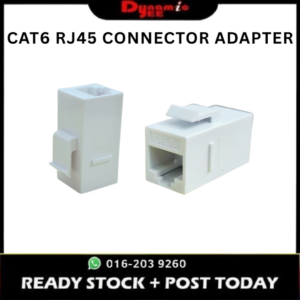 CAT6 RJ45 Female to Female Keystone Coupler 1-to-1 LAN Ethernet Connector Adapter for Faceplate CA101