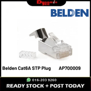 BELDEN AP700009 RJ45 Connector CAT6A STP Shielded 100 Ohm Straight Male Plug LAN Network Modular Plug RJ209