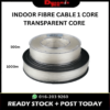 FTTR Transparent Invisible Fiber Optic Cable G657A2 1 Core Indoor Home Fibre 500M/1000M UG401