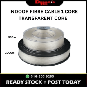 FTTR Transparent Invisible Fiber Optic Cable G657A2 1 Core Indoor Home Fibre 500M/1000M UG401