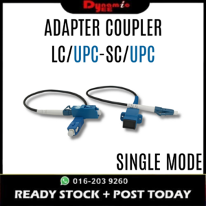 LC/UPC-SC/UPC MALE & FEMALE FIBER ADAPTER COUPLER SIMPLEX SINGLEMODE FOR PATCH PANEL ADC201