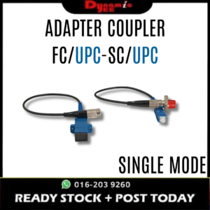 FC/UPC-SC/UPC MALE & FEMALE FIBER ADAPTER COUPLER SIMPLEX SINGLEMODE FOR PATCH PANEL ADC201