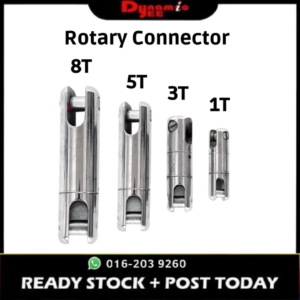 Heavy Duty 1-3-5-8 Tons Rotary Connector Cable Puller Rotating Connector Swivel RC101