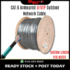 CAT.6 Outdoor Armoured U/UTP LAN Cable, 22AWG, 4 Pairs, Full Copper, TIA/EIA-568B Standard, Model HSYVPY-53, PER METER TCP101