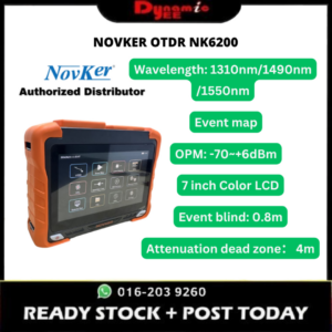 NOVKER OTDR NK6200 Wavelength: 1310/1490/1550nm Dynamic Range: 32/30/30dB OT061
