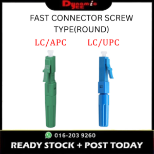 1 PCS LC/APC & LC/UPC FTTH FAST CONNECTOR SCREW TYPE(ROUND) FC601